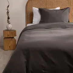 BASEMENT HOME - Funda Plumón Lino Con Fundas De Almohada