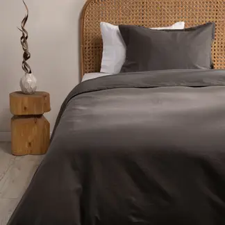 BASEMENT HOME - Funda Plumón Lino Con Fundas De Almohada