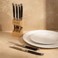 ROBERTA ALLEN - Bloque 6 Cuchillos Carne Francia Negro