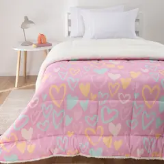 MICA KIDS - Plumón 1,5 Plazas Infantil Lola Sherpa Mica