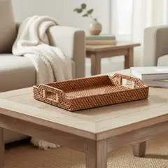 BASEMENT HOME - Bandeja Rectangular 48x33 cm Rattan