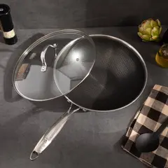 WURDEN - Wok 30 Cm Acero Inoxidable Panal