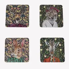 ROBERTA ALLEN - Set 4 Posavasos Market Bloom 10X10 Cm