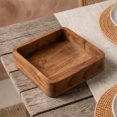 CASA CANTABRIA - Servilletero Acacia Washed