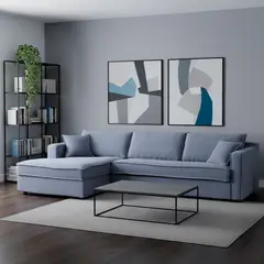 BASEMENT HOME - Sofá Seccional Izquierdo America 4 Cuerpos