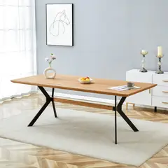 BASEMENT HOME - Mesa de Comedor Eliot Rectangular 6 Puestos