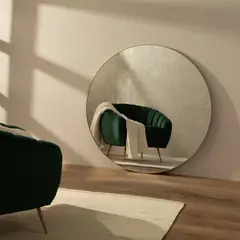 BASEMENT HOME - Espejo Redondo Marco Metálico