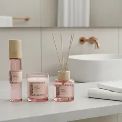 ROBERTA ALLEN - Set Vela 132Ml + Difusor 80Ml + Spray 80Ml Aroma Dulce Floral