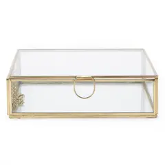 BASEMENT HOME - Caja Black Vidrio 20 Cm