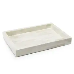 CASA CANTABRIA - Bandeja Deco Blanca 35X25 Cm
