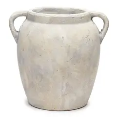 BASEMENT HOME - Jarrón Cerámica 14Cm Blanco