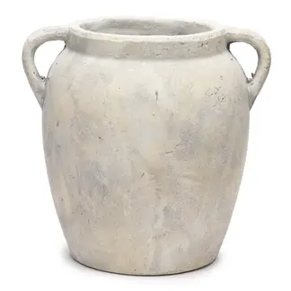 BASEMENT HOME - Jarrón Cerámica 14Cm Blanco