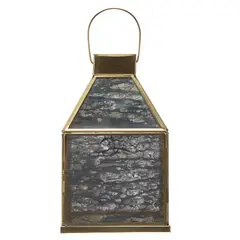 CASA CANTABRIA - Farol Dorado 15X25 Cm Adorno Decorativo