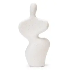 BASEMENT HOME - Jarrón Decorativo 22Cm Blanco