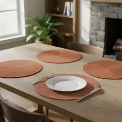 ROBERTA ALLEN - Set de 4 Individuales Redondos Gipsy