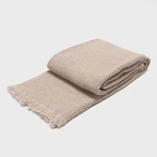 CASA CANTABRIA - Manta Waffle Beige