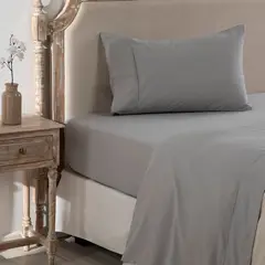 ROBERTA ALLEN - Juego De Sábanas Ana Liso 1.5 Plaza