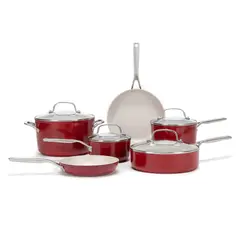 KITCHENAID - Batería de Cocina 10 Piezas Cerámica
