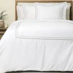 BASEMENT HOME - Funda De Plumón Hotel Classic Algodón 300 Hilos