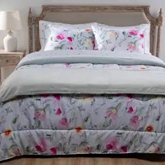 ROBERTA ALLEN - Juego De Cama Gloria Sábana + Cubrecama + Manta