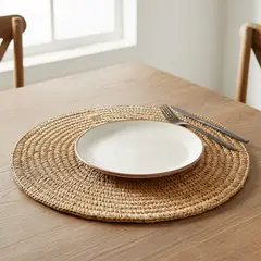 CASA CANTABRIA - Individual Redondo Thai Beige 35 cm