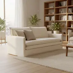 BASEMENT HOME - Sofá 3 Cuerpos pluma Arizona