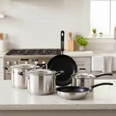 WURDEN - Batería De Acero Inoxidable New Munk 8 Piezas