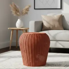 BASEMENT HOME - Pouff Rattan Brick 47Cm