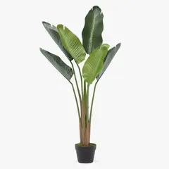 MICA - Planta Artificial Banano 125 Cm Decoración