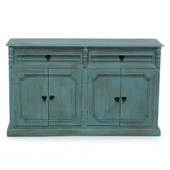 ROBERTA ALLEN - Buffet Jaipur 4 Puertas 2 Cajones Turquesa