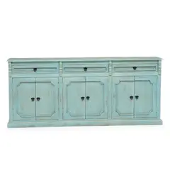 ROBERTA ALLEN - Buffet Jaipur 6 Puertas 3 Cajones Turquesa
