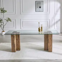 BASEMENT HOME - Mesa De Comedor Oporto 210 cm