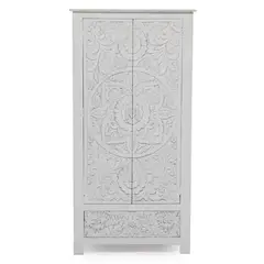 ROBERTA ALLEN - Estante Alto Bombai 2 Puertas 1 Cajón Blanco