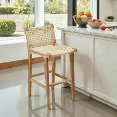 BASEMENT HOME - Silla De Bar Grand Mindi Rattan