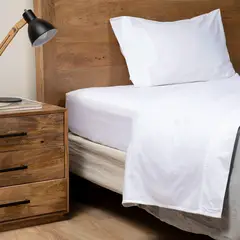 BASEMENT HOME - Sábanas 300 Hilos Lisa Algodón Pima
