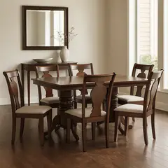 ROBERTA ALLEN - Juego de Comedor Valerie Rectangular 6 Sillas