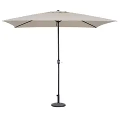 Just Home Collection - Ombrelone Retangular 260x200x300cm Cru