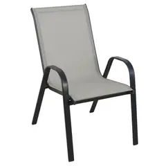 Just Home Collection - Cadeira Sling Empilhável Cru