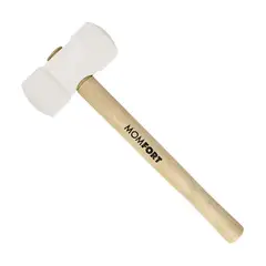 Momfort - Martelo de Borracha 60 mm Branco