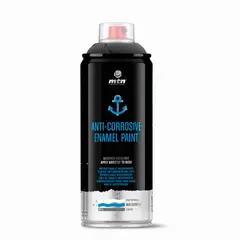 Montana Colors - Tinta Spray Mtn Pro Esmalte Anticorrosivo Preto 400 ml