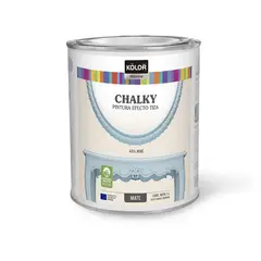 Sodimac - Kolor Chalky Brush Azul Bebe Mate 1L