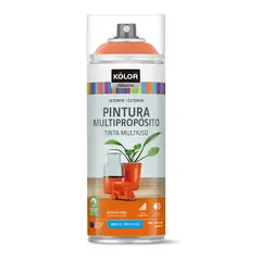 Sodimac - Kolor Pintura Esmalte Laranja Puro Brilhante 400ml