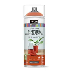 Sodimac - Kolor Pintura Esmalte Vermelho Claro Mate 400ml