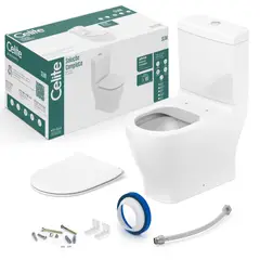 Celite - Kit Slim Bacia Com Caixa Completo Branco