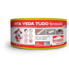 Brasilit - Fita Asfáltica Alumínio Vedatudo 10cm