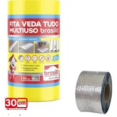Brasilit - Fita Asfáltica Alumínio Vedatudo 30cm