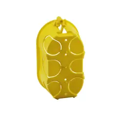 Forceline - Caixa de Luz 4X2 Retangular Amarela para Drywall