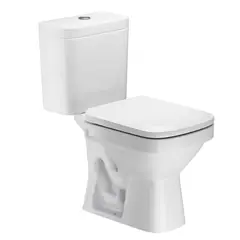 Fiori - Kit Completo Bacia com Caixa Acoplada Lirio Branco