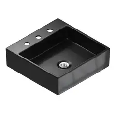 Kohler - Cuba de Apoio Taut Quadrada Com Mesa 410x410cm Preto