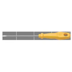 Tramontina - Chave de Fenda Yellow com Ponta Chata 1/8x4"